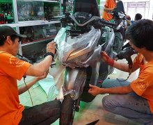 Dán keo xe - Giải pháp chống trầy xước hiệu quả cho xe máy