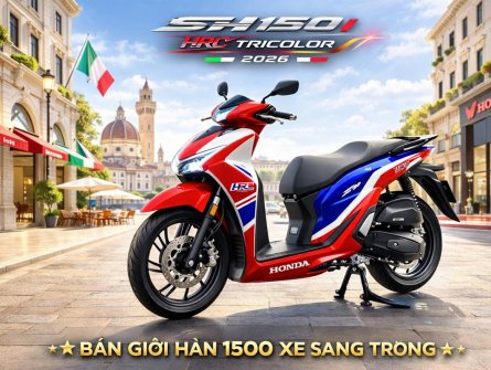 Đánh Giá Chi Tiết Honda Sh150 HRC 2026: Siêu Phẩm Tay Ga Cao Cấp Nhập Khẩu Ý